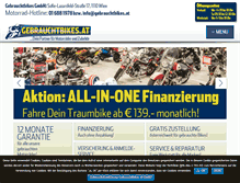 Tablet Screenshot of gebrauchtbikes.at